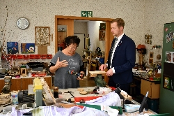 Bild 2: Besuch im WAT-Unterricht der Praxisorientierten Grund- und Oberschule �Germanus Theiss� D�bern, Quelle: Landkreis Spree-Nei�e/Wokrejs Sprjewja-Nysa