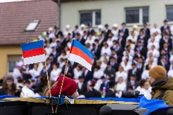 Bild 1: Sorbische/Wendische Traditionen, Quelle: Landkreis Spree-Nei�e/Wokrejs Sprjewja-Nysa