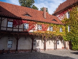 Bild 1: Innenhof Kulturschloss in Spremberg/Grodk, Quelle: Medienzentrum Spree-Nei�e