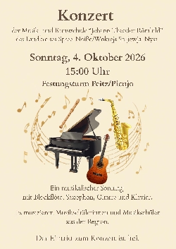 Bild 1: Plakat Konzert , Quelle: Landkreis Spree-Nei�e/Wokrejs Sprjewja-Nysa