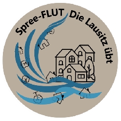 Bild 1: Logo Spree-FLUT 2026 - Die Lausitz �bt, Quelle: Landkreis Spree-Nei�e/Wokrejs Sprjewja-Nysa