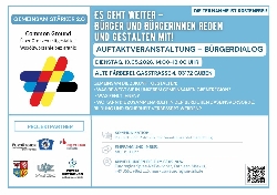 Bild 1: Plakat zum B�rgerbeirat in Guben, Quelle: Euroregion Spree-Nei�e-Bober e.V. 