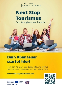 Bild 1: Plakat Next Stop Tourismus, Quelle: Landkreis Spree-Nei�e/Wokrejs Sprjewja-Nysa