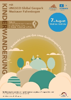 Bild 2: Plakat Kinderwanderung, Quelle: UNESCO Global Geoparks Muskauer Faltenbogen/Łuk Mużakowa