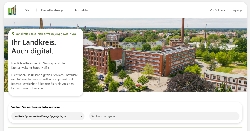Bild 2: Blick auf die Startseite des Serviceportals Spree-Nei�e, Quelle: Landkreis Spree-Nei�e/Wokrejs Sprjewja-Nysa