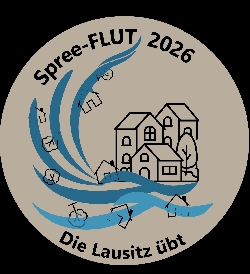 Bild 6: Logo �bung Spree-Flut 2026 - Die Lausitz �bt!, Quelle: Leitstelle Lausitz