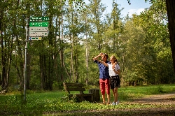Bild 1: E 10 Fernwanderweg, Quelle: Foto: Ron pPetra�, Lizenz: Amt Burg (Spreewald)