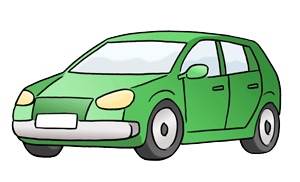 Bild Auto grün