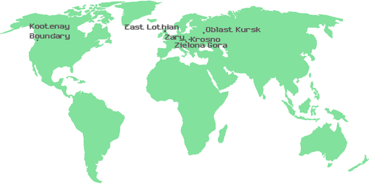 Weltkarte Partnerschaften SPN