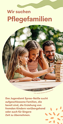 Vorschaubild Flyer des Pflegekinderdienstes