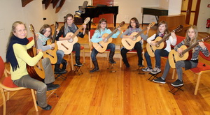 Gitarrensensemble,  Musik- und Kunstschule