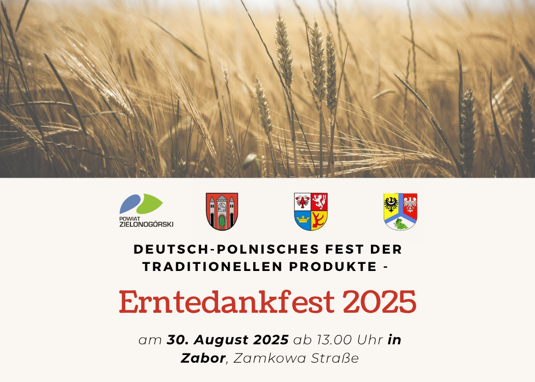 Einladung deutsch-polnisches Erntedankfest Landkreis Zielona Gora