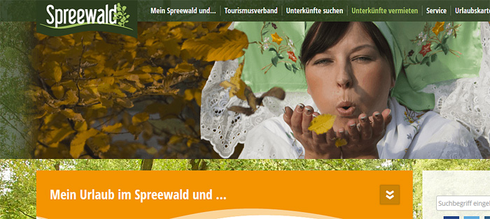 bersichtsfoto der Veranstaltungen der Webseite spreewald.de