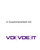 Logo in Zusammenarbeit mit VDI VDE IT